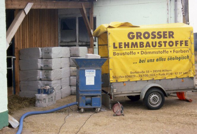 Dämmung mit Zellulose-Flocken